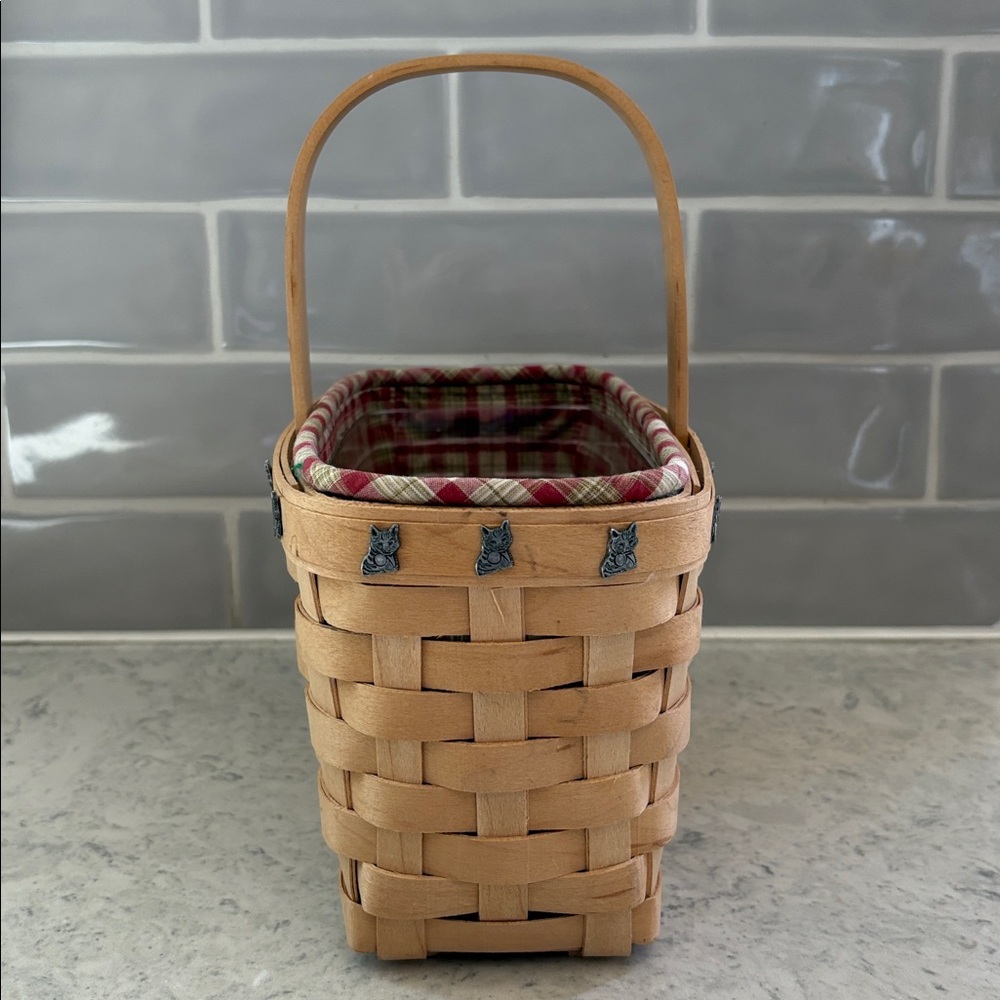 Longaberger “Handmade by Me” with Cats 2004 - Picture 4 of 11